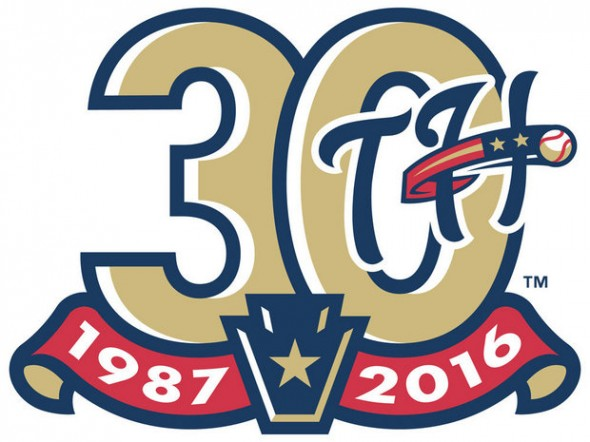 Harrisburg Senators 2016 Anniversary Logo iron on transfers for clothing